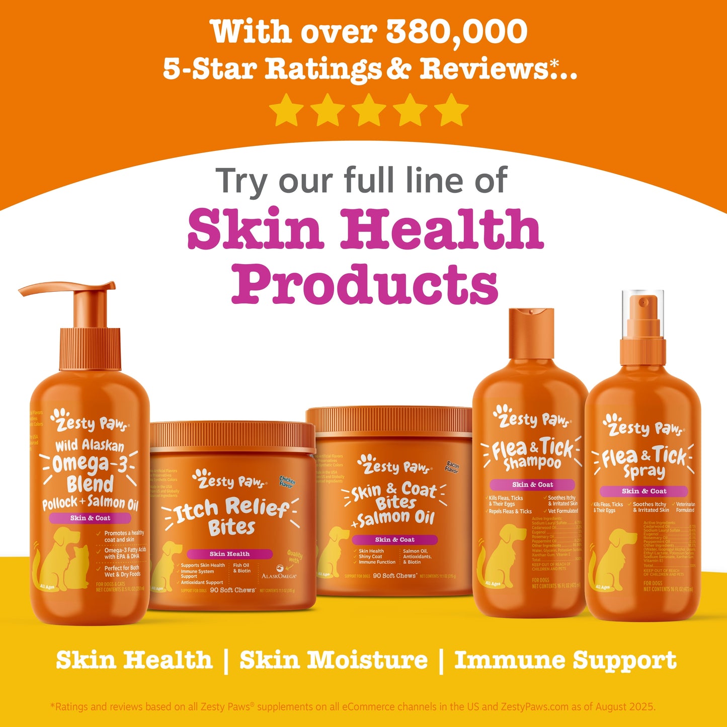 Wild Alaskan Omega + Salmon Oil for Dogs & Cats, Promotes a Healthy Coat & Skin, 16Oz