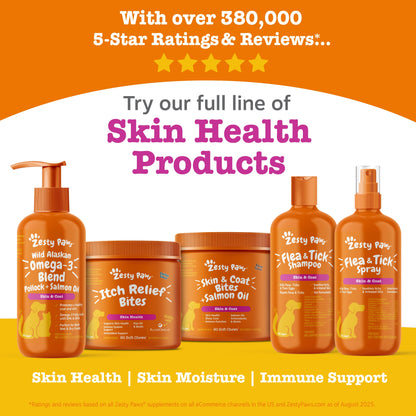 Wild Alaskan Omega + Salmon Oil for Dogs & Cats, Promotes a Healthy Coat & Skin, 16Oz