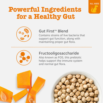 Probiotic Bites for Dogs, for Gut Health, Pumpkin 250Ct