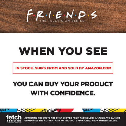 City Doodle Cuddler Dog Bed | Durable Washable Elevated Pet Mat from Warner Bros | Friends TV Show Merchandise for Dogs