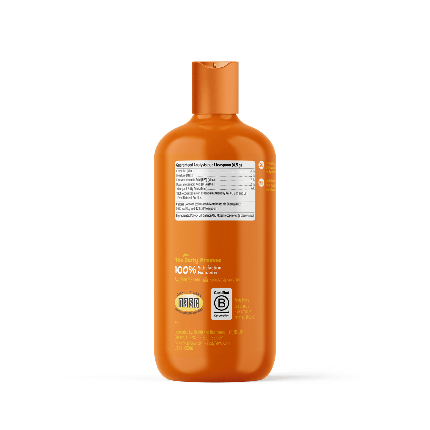 Wild Alaskan Omega + Salmon Oil for Dogs & Cats, Promotes a Healthy Coat & Skin, 16Oz