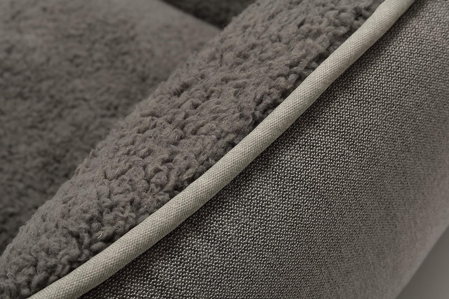 Rectangle Dog Bed Dog Beds for Small Dog Medium Dog Large Dog Washable Sleep Warm Dog Bed with Anti-Slip Bottom (X-Large, Grey)