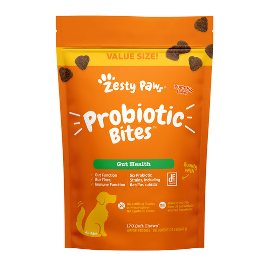 Probiotic Bites for Dogs, Pumpkin, 170-Count